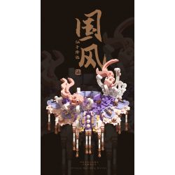 EMUE EM0007 0007 XIAN LUO SONG RUO NARCISSUS PHONG CÁCH DÂN TỘC YUNJIAN ART bộ đồ chơi xếp lắp ráp ghép mô hình Arts & Crafts CHINA TREND 776 khối