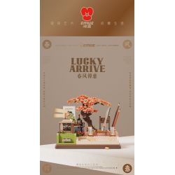 EMUE EM0006 0006 CHÚC XUÂN VUI VẺ VĂN PHÒNG NHẸ NHÀNG bộ đồ chơi xếp lắp ráp ghép mô hình Arts & Crafts LUCKY ARRIVE