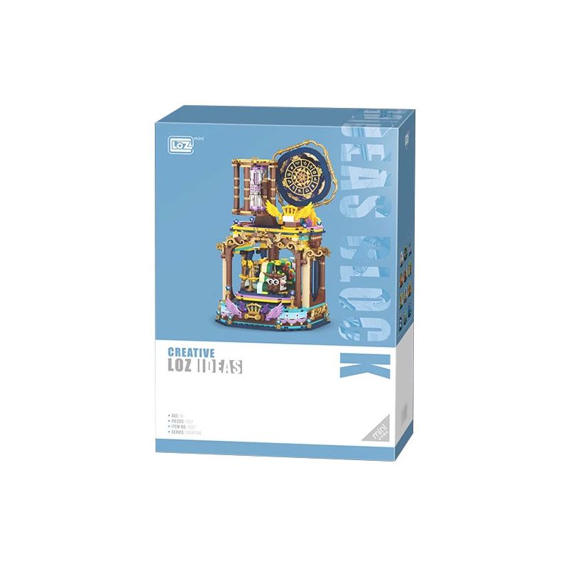 LOZ 1927 ĐỒNG HỒ CÁT MƯỜI HAI CHÒM SAO bộ đồ chơi xếp lắp ráp ghép mô hình Arts & Crafts 1367 khối