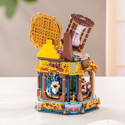 LOZ 1927 ĐỒNG HỒ CÁT MƯỜI HAI CHÒM SAO bộ đồ chơi xếp lắp ráp ghép mô hình Arts & Crafts 1367 khối