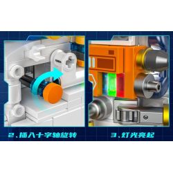 INBRIXX 881302 GẤU BÔNG KHÔNG GIAN QUÁ TẢI bộ đồ chơi xếp lắp ráp ghép mô hình TEDDY OVERLOADS THE SPACE BEAR 1343 khối