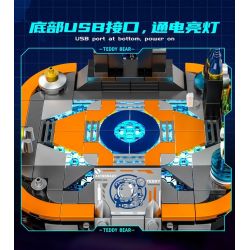 INBRIXX 881302 GẤU BÔNG KHÔNG GIAN QUÁ TẢI bộ đồ chơi xếp lắp ráp ghép mô hình TEDDY OVERLOADS THE SPACE BEAR 1343 khối