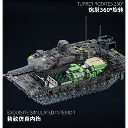 12GO 96001 XE TĂNG PANTHER KF51 bộ đồ chơi xếp lắp ráp ghép mô hình Military Army KF51 PATNTHER Quân Sự Bộ Đội 2235 khối