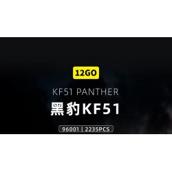 12GO 96001 XE TĂNG PANTHER KF51 bộ đồ chơi xếp lắp ráp ghép mô hình Military Army KF51 PATNTHER Quân Sự Bộ Đội 2235 khối