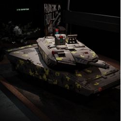 12GO 96001 XE TĂNG PANTHER KF51 bộ đồ chơi xếp lắp ráp ghép mô hình Military Army KF51 PATNTHER Quân Sự Bộ Đội 2235 khối