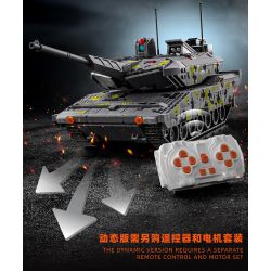 12GO 96001 XE TĂNG PANTHER KF51 bộ đồ chơi xếp lắp ráp ghép mô hình Military Army KF51 PATNTHER Quân Sự Bộ Đội 2235 khối