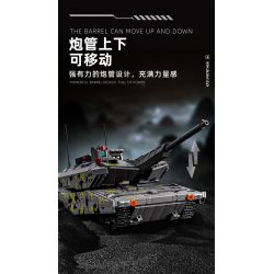 12GO 96001 XE TĂNG PANTHER KF51 bộ đồ chơi xếp lắp ráp ghép mô hình Military Army KF51 PATNTHER Quân Sự Bộ Đội 2235 khối