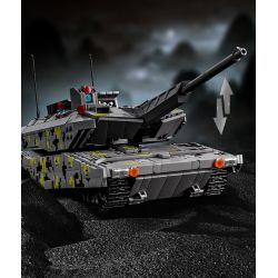 12GO 96001 XE TĂNG PANTHER KF51 bộ đồ chơi xếp lắp ráp ghép mô hình Military Army KF51 PATNTHER Quân Sự Bộ Đội 2235 khối