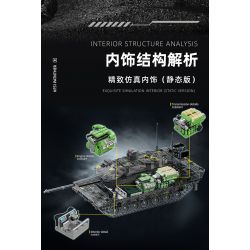 12GO 96001 XE TĂNG PANTHER KF51 bộ đồ chơi xếp lắp ráp ghép mô hình Military Army KF51 PATNTHER Quân Sự Bộ Đội 2235 khối