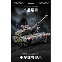 12GO 96001 XE TĂNG PANTHER KF51 bộ đồ chơi xếp lắp ráp ghép mô hình Military Army KF51 PATNTHER Quân Sự Bộ Đội 2235 khối