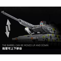 12GO 96001 XE TĂNG PANTHER KF51 bộ đồ chơi xếp lắp ráp ghép mô hình Military Army KF51 PATNTHER Quân Sự Bộ Đội 2235 khối