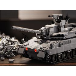 12GO 96002 XE TĂNG CHIẾN ĐẤU CHỦ LỰC EMBT bộ đồ chơi xếp lắp ráp ghép mô hình Military Army ENHANCED MAIN BATTLE TANK Quân Sự Bộ Đội 2252 khối