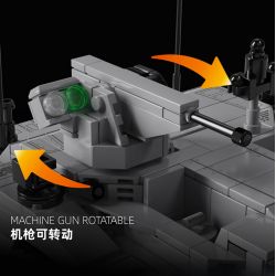 12GO 96002 XE TĂNG CHIẾN ĐẤU CHỦ LỰC EMBT bộ đồ chơi xếp lắp ráp ghép mô hình Military Army ENHANCED MAIN BATTLE TANK Quân Sự Bộ Đội 2252 khối