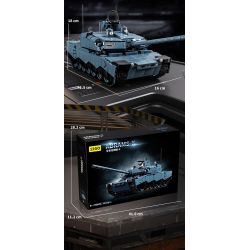 12GO 96005 ABRAMS bộ đồ chơi xếp lắp ráp ghép mô hình Military Army ABRAMS-X Quân Sự Bộ Đội 2116 khối