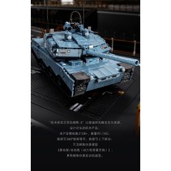 12GO 96005 ABRAMS bộ đồ chơi xếp lắp ráp ghép mô hình Military Army ABRAMS-X Quân Sự Bộ Đội 2116 khối