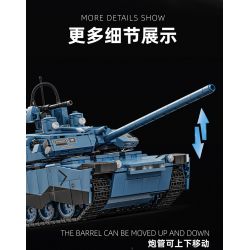 12GO 96005 ABRAMS bộ đồ chơi xếp lắp ráp ghép mô hình Military Army ABRAMS-X Quân Sự Bộ Đội 2116 khối
