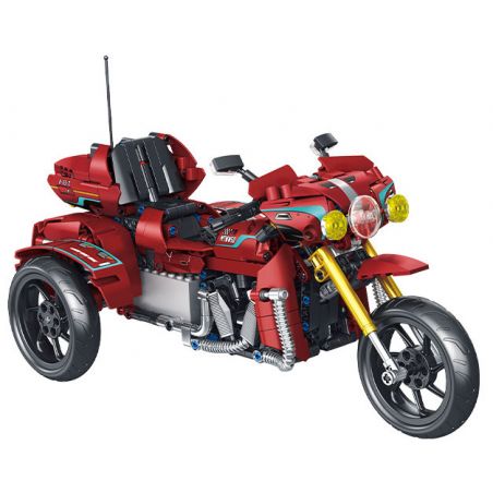 FORANGE FC9013 9013 LƯỚT XE MÁY bộ đồ chơi xếp lắp ráp ghép mô hình Technic GLIDING MOTORCYCLE Kỹ Thuật Công Nghệ Cao Mô Hình Phương Tiện 625 khối