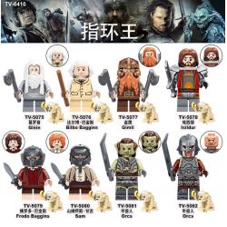 TV 5075 5076 5077 5078 5079 5080 5081 5082 6410 CHÚA TỂ CỦA NHỮNG CHIẾC NHẪN NHÂN VẬT NHỎ 8 LOẠI bộ đồ chơi xếp lắp ráp ghép mô hình The Lord Of The Rings THE LORD OF RINGS Chúa Nhẫn