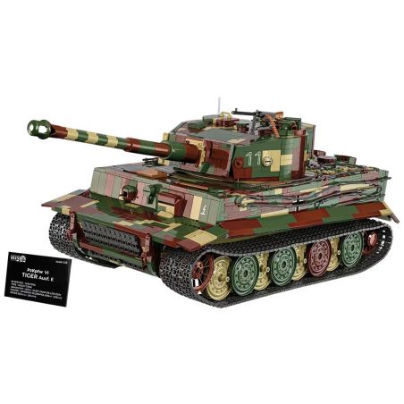 COBI 2807 XE TĂNG PANZER VI TIGER tỷ lệ 1:12 bộ đồ chơi xếp lắp ráp ghép mô hình Military Army PZKPFW VI TIGER AUSF Quân Sự Bộ Đội 8000 khối