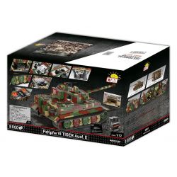 COBI 2807 XE TĂNG PANZER VI TIGER tỷ lệ 1:12 bộ đồ chơi xếp lắp ráp ghép mô hình Military Army PZKPFW VI TIGER AUSF Quân Sự Bộ Đội 8000 khối