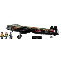 COBI 5759 5758 MÁY BAY NÉM BOM CHIẾN LƯỢC AVRO LANCASTER MK.III tỷ lệ 1:48 bộ đồ chơi xếp lắp ráp ghép mô hình Military Army AVRO LANCASTER B. III Quân Sự Bộ Đội 1595 khối