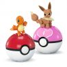 MEGA BLOKS JCR81 POKÉMON EEVEE VÀ CHARMANDER bộ đồ chơi xếp lắp ráp ghép mô hình Movie & Game POKÉMON CHARMANDER & EEVEE Phim Và Trò Chơi 40 khối