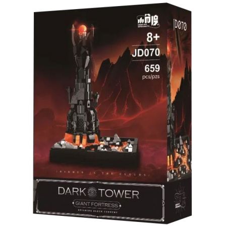 SMALL ANGLE JD070 CHÙA ĐEN BALADU bộ đồ chơi xếp lắp ráp ghép mô hình The Lord Of The Rings DARK TOWER Chúa Nhẫn 659 khối