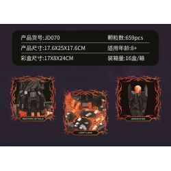 SMALL ANGLE JD070 CHÙA ĐEN BALADU bộ đồ chơi xếp lắp ráp ghép mô hình The Lord Of The Rings DARK TOWER Chúa Nhẫn 659 khối