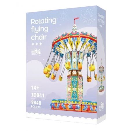 SMALL ANGLE JD041 GHẾ BAY XOAY bộ đồ chơi xếp lắp ráp ghép mô hình Creator ROTATING FLYING CHAIR Sáng Tạo 2848 khối