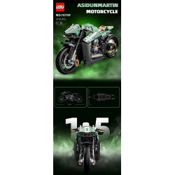 LERU 10749 XINGYA EXCELLENT PRODUCTS 88805 XE MÁY ASTON MARTIN tỷ lệ 1:5 bộ đồ chơi xếp lắp ráp ghép mô hình Technic Kỹ Thuật Công Nghệ Cao Mô Hình Phương Tiện 2176 khối