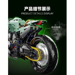 LERU 10749 XINGYA EXCELLENT PRODUCTS 88805 XE MÁY ASTON MARTIN tỷ lệ 1:5 bộ đồ chơi xếp lắp ráp ghép mô hình Technic Kỹ Thuật Công Nghệ Cao Mô Hình Phương Tiện 2176 khối
