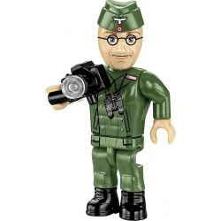 COBI 3119 TÊN LỬA V2 VÀ PHƯƠNG TIỆN VẬN CHUYỂN JAGUAR SS 100 tỷ lệ 1:35 bộ đồ chơi xếp lắp ráp ghép mô hình Military Army V2 ROCKET & SS100 TRANSPORTER - LIMITED EDITION Quân Sự Bộ Đội 1525 khối