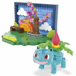 MEGA BLOKS HXF81 POKÉMON CẢNH CÔNG VIÊN bộ đồ chơi xếp lắp ráp ghép mô hình Movie & Game POKÉMON PARK SCENE Phim Và Trò Chơi 222 khối