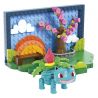 MEGA BLOKS HXF81 POKÉMON CẢNH CÔNG VIÊN bộ đồ chơi xếp lắp ráp ghép mô hình Movie & Game POKÉMON PARK SCENE Phim Và Trò Chơi 222 khối