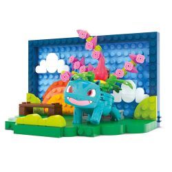 MEGA BLOKS HXF81 POKÉMON CẢNH CÔNG VIÊN bộ đồ chơi xếp lắp ráp ghép mô hình Movie & Game POKÉMON PARK SCENE Phim Và Trò Chơi 222 khối
