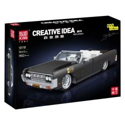 MouldKing 10118 Mould King 10118 LINCOLN LỤC ĐỊA 1964 bộ đồ chơi xếp lắp ráp ghép mô hình Creator LINCOLN CONTINENTAL Sáng Tạo 1903 khối