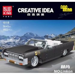 MouldKing 10118 Mould King 10118 LINCOLN LỤC ĐỊA 1964 bộ đồ chơi xếp lắp ráp ghép mô hình Creator LINCOLN CONTINENTAL Sáng Tạo 1903 khối