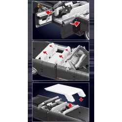 MouldKing 10118 Mould King 10118 LINCOLN LỤC ĐỊA 1964 bộ đồ chơi xếp lắp ráp ghép mô hình Creator LINCOLN CONTINENTAL Sáng Tạo 1903 khối