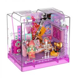 IBLOCK IB2001-6 2001-6 HỘP SAO THẾ GIỚI KHÁC SONG TỬ bộ đồ chơi xếp lắp ráp ghép mô hình CYBER GALAXY GEMINI