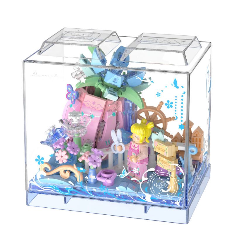 IBLOCK IB2001-9 2001-9 HỘP SAO THẾ GIỚI KHÁC BẢO BÌNH bộ đồ chơi xếp lắp ráp ghép mô hình CYBER GALAXY AQUARIUS