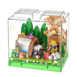 IBLOCK IB2001-10 2001-10 HỘP SAO THẾ GIỚI KHÁC BẠCH DƯƠNG bộ đồ chơi xếp lắp ráp ghép mô hình CYBER GALAXY ARIES