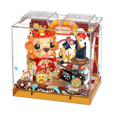 IBLOCK IB2001-11 2001-11 HỘP SAO THẾ GIỚI KHÁC LEO bộ đồ chơi xếp lắp ráp ghép mô hình CYBER GALAXY LEO