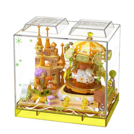 IBLOCK IB2001-12 2001-12 HỘP SAO THẾ GIỚI KHÁC MA KẾT bộ đồ chơi xếp lắp ráp ghép mô hình CYBER GALAXY CAPRICORNUS