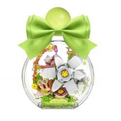 IBLOCK IB2101-1 2101-1 XỨ HOA BỐN MÙA TÁI SINH XUÂN bộ đồ chơi xếp lắp ráp ghép mô hình Arts & Crafts SEASONS BLOSSOM