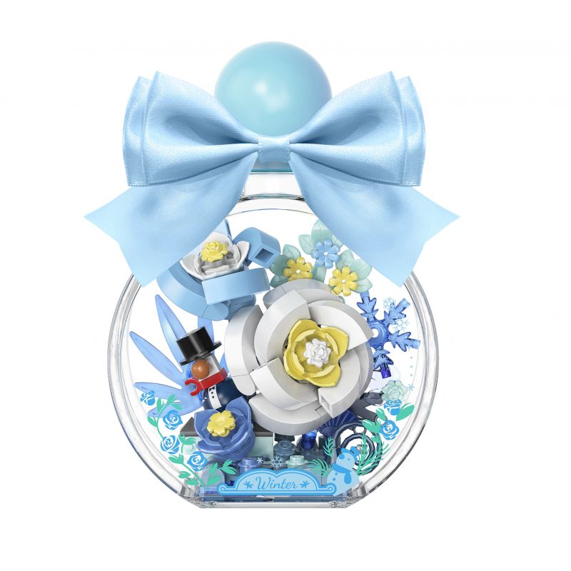 IBLOCK IB2101-4 2101-4 XỨ HOA BỐN MÙA TUYẾT VŨ TRONG GIẤC MƠ ĐÔNG bộ đồ chơi xếp lắp ráp ghép mô hình Arts & Crafts SEASONS BLOSSOM