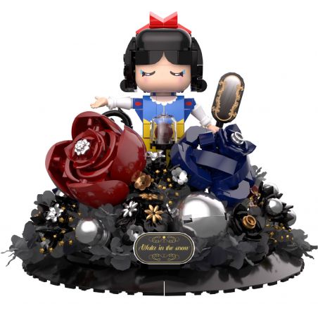 IAMBRICK 30501 NGÔN NGỮ HOA BÍ MẬT ĐIỆU NHẢY TRONG TUYẾT bộ đồ chơi xếp lắp ráp ghép mô hình Arts & Crafts THE LANGUAGE OF SECRET FLOWER