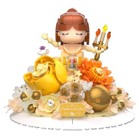 IAMBRICK 30504 NGÔN NGỮ CỦA CÁC LOÀI HOA TRONG CÕI BÍ MẬT LỜI MỞ ĐẦU TRƯỚC HỒNG bộ đồ chơi xếp lắp ráp ghép mô hình Arts & Crafts THE LANGUAGE OF SECRET FLOWER