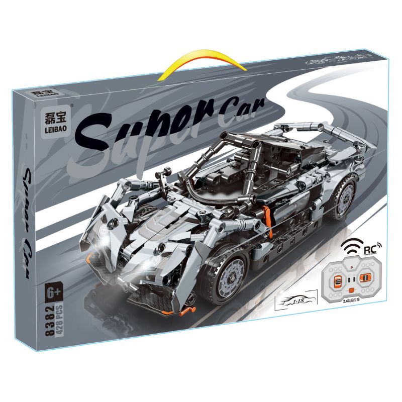 LEIBAO 8382 SIÊU XE bộ đồ chơi xếp lắp ráp ghép mô hình Technic Kỹ Thuật Công Nghệ Cao Mô Hình Phương Tiện 428 khối