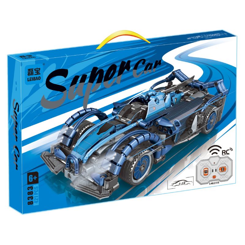 LEIBAO 8383 SIÊU XE bộ đồ chơi xếp lắp ráp ghép mô hình Technic Kỹ Thuật Công Nghệ Cao Mô Hình Phương Tiện 421 khối