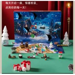 MouldKing 10164 Mould King 10164 LỊCH ĐẾM NGƯỢC GIÁNG SINH BLIND BOX POKE FUN bộ đồ chơi xếp lắp ráp ghép mô hình Creator Sáng Tạo 694 khối